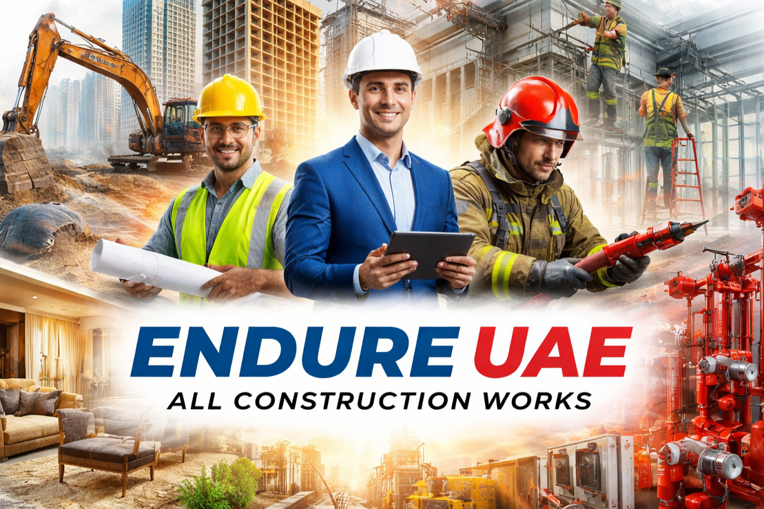 civil and interior fit-out construction experts in UAE Endure Building Contracting LLC